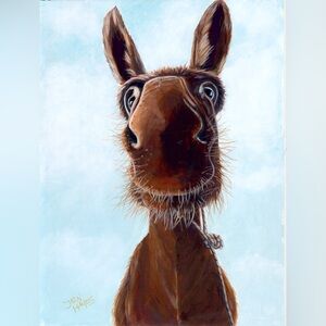 Donkey Art Print